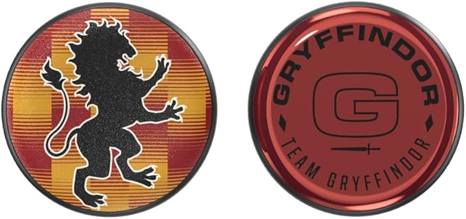 PopSockets PopPuck – Magnetic Fidget Toy for Adults & Kids, Trick Magnet, Sensory Toy for Stress Relief & Focus, Harry Potter - Gryffindor