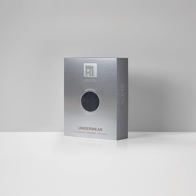 AIRCUTE Washable Absorbency Urinary Incontinence Underwear for Women, Girls Bikini Panties for Bladder leaks Flow 90ML