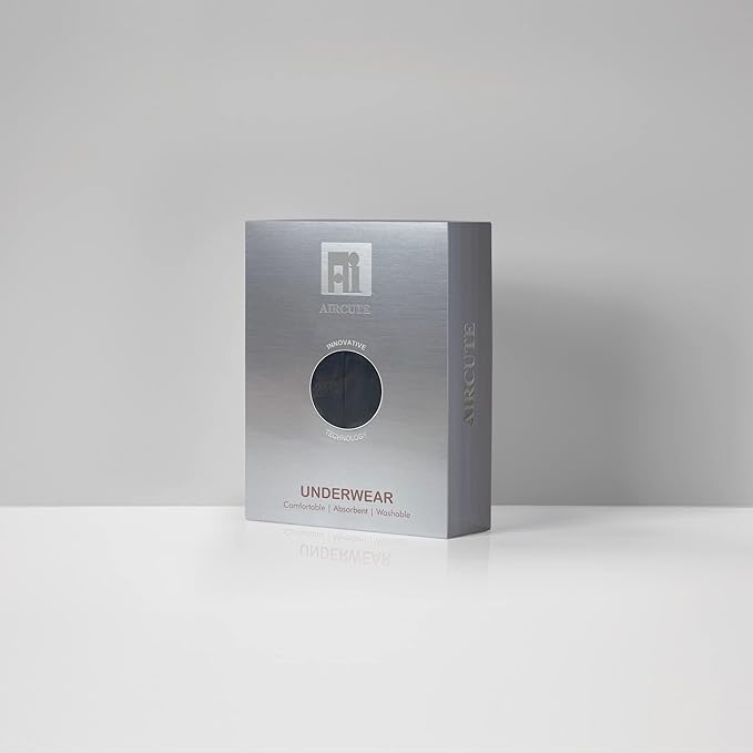 AIRCUTE Washable Absorbency Urinary Incontinence Underwear for Women, Girls Bikini Panties for Bladder leaks Flow 90ML