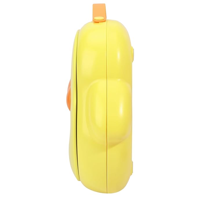 Bebamour Portable Potty Seat for Kids Travel - Foldable Training Toilet Chair for Toddler Girls with Storage Bags for Outdoor and Indoor Easy to Clean (Yellow)