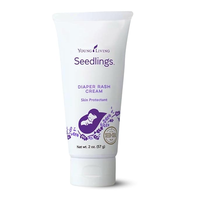 Young Living Seedlings Diaper Rash Cream, 2 oz | Baby Skin Essentials | Ideal for Sensitive Skin | Gentle, Mild Formula | Vegetarian-Friendly | Kids Care Product