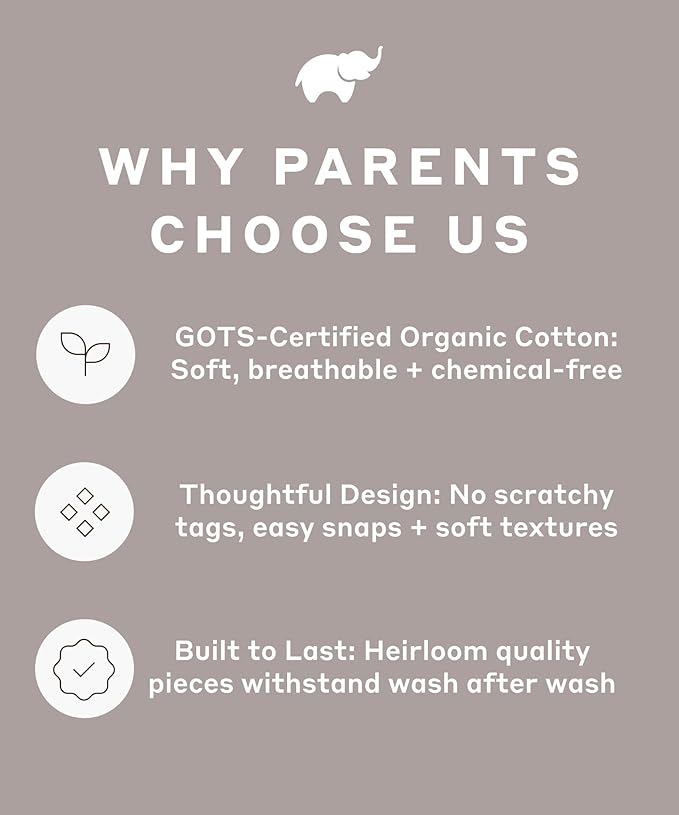 MONICA + ANDY Soft Start Box, Organic Cotton Baby Clothes Set, Super Soft 13-Piece Newborn & Infant Baby Gift Set