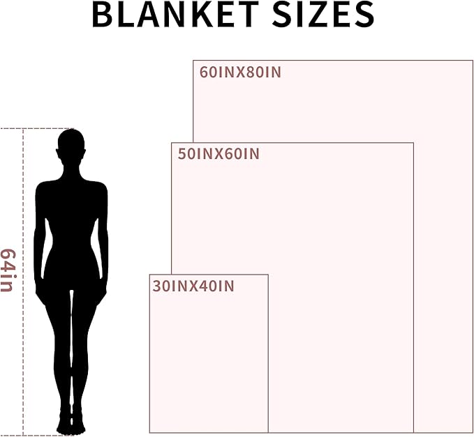 JOOJA Pink Bow Throw, Soft Coquette Aesthetic Blanket with Bows, Preppy Room Decor, 50" x 60"