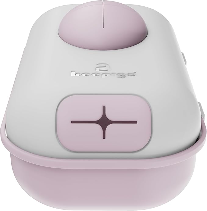 keepigo| Baby pink Diaper Bag Wipe Dispenser | 3-in-1 Portable Diaper Caddy Organizer, Baby Wipe Holder with Disposable Bags | Baby Essentials for Newborns, Toddlers, Travel & Baby Shower Gifts