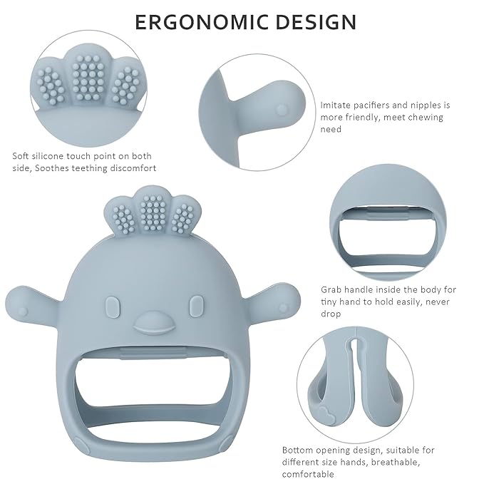 Soft Baby Books Gift Set – Cloth Crinkle Books for Infants 0-3-6-12 Months, Newborn Teething Toy, Tummy Time Toy, Baby Teethers, Shower Gift for Boys & Girls (2-pcs)