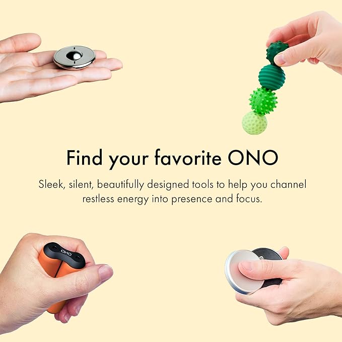 ONO Signets – Silicone Magnetic Balls with Textured Dimples, Bumps, and Waves | Fun to Play with Fidget Toy for Adults | Help Relieve Stress, Anxiety, Tension (Emerald, Set of 8)