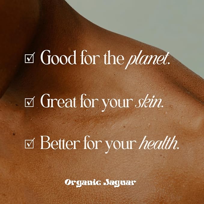 Organic Jaguar Natural Body Wash with Aloe Vera Gel and Shea Butter, Bath and Shower Soap Cleanser for Body Care, Leaves Skin Soft & Hydrated, Unscented, Sulfate and Paraben Free, 13.5 fl oz