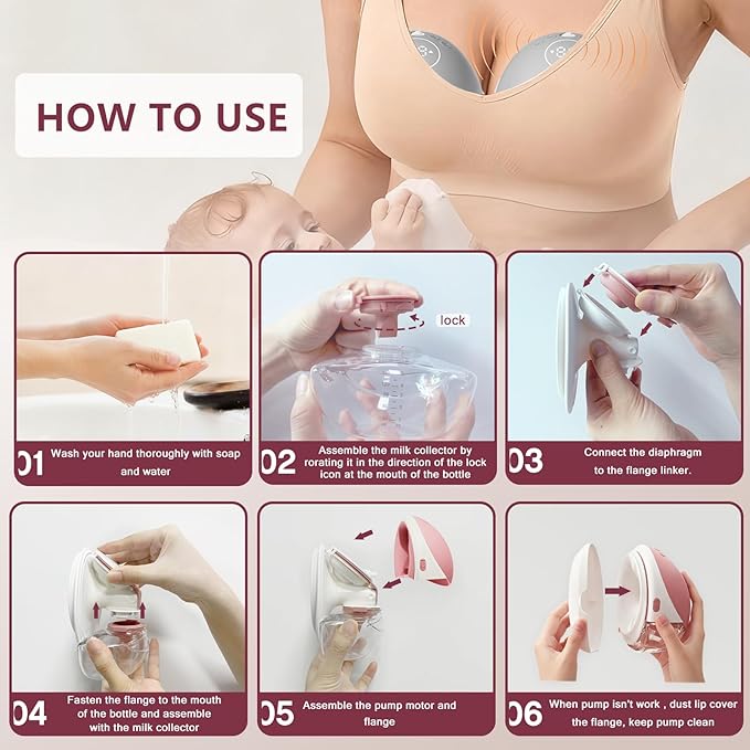 1PC 24mm Double-Sealed Flange Compatible with Momcozy Upgraded Mobile Flow | Upgraded M9, M9 24mm Flange, BPA Free Silicone, Soft Touch, Wide Opening Angel