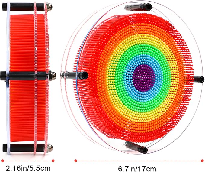 3D Pin Art Sensory Toys for Kids 5-7, Pin Art Board Impression Sensory Toys for Kids with Autism, Autism Gifts for Autistic Children Age 3, 4, 5, 6, 7, 8, 9, 10+ Years Old Boys Girls