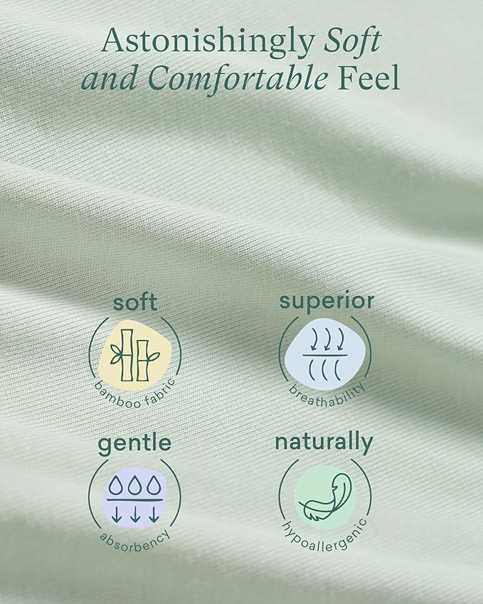 Baby Bloomers Bummies, Soft Bamboo Viscose High Waist Belly Shorts & Diaper Cover for Infant Toddler Girls Boys, 2-Pack