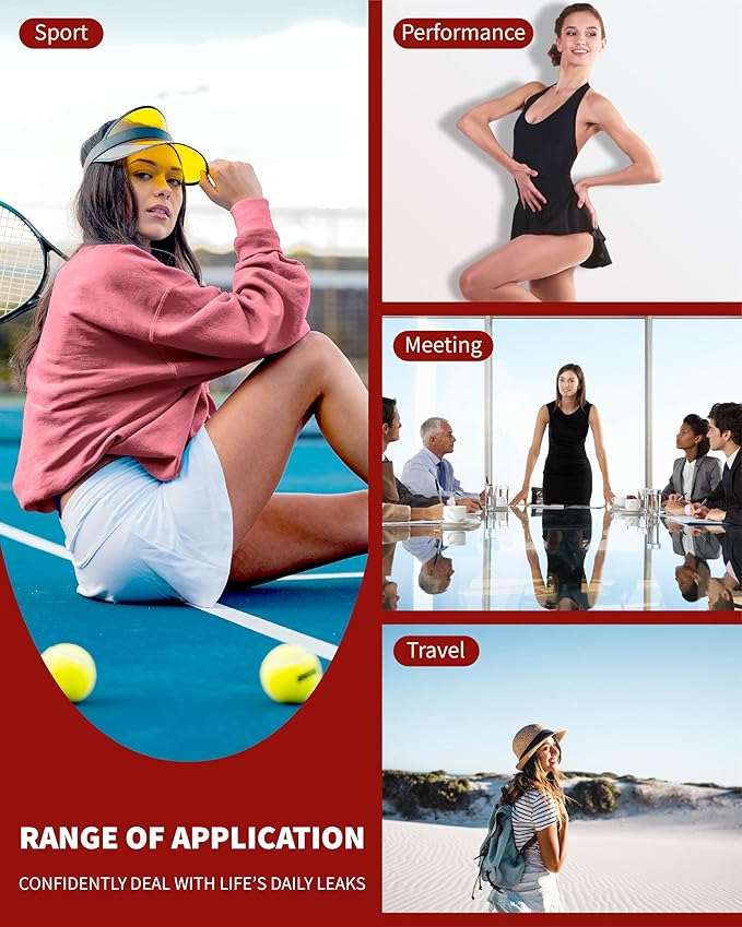 Incontinence Underwear for Women Washable, 2 oz Maximum Abosrbency Panties for Bladder Leak Proof Protection 2 Pack (Berry-Beige, XL)