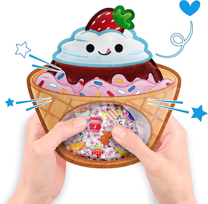 BIZYBOO - The Original Seek & Find Plush - Hidden Object Search Problem Solving Educational Matching Game for Kids 2 and Up (Chill Bill)