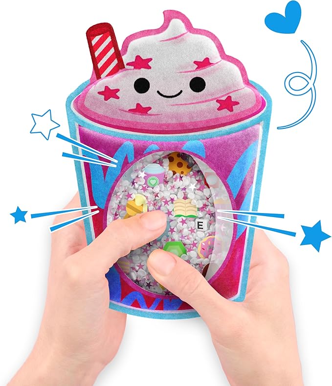 BIZYBOO - The Original Seek & Find Plush - Hidden Object Search Problem Solving Educational Matching Game for Kids 2 and Up (Frappy)