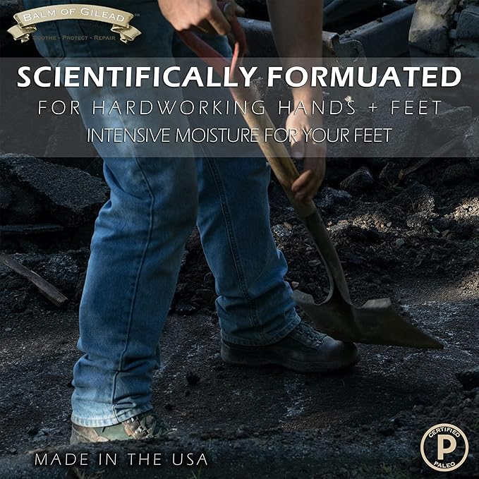 BALM OF GILEAD Tea Tree Balm - 2 fl oz Foot Cream with Tea Tree and Manuka Oil - Intensive Moisture for Itchy Feet, Eczema, Rashes & Dry Skin - Pure Balm That Softens Skin Irritations