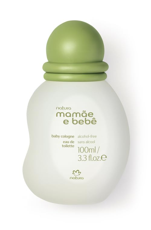 Natura – Mom & Baby Triple Care Set – Brazilian, Vegan, Hypoallergenic & Dermatologist Tested – Moisturizer, Cleanser & Cologne – Mom & Baby Bath & Body Essentials