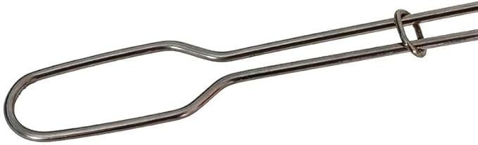 Stainless Steel Bottle Brush Set with Loofah Head, Long and Short Handle, 15.2 and 11.4 Inch, Removable Cleaning Brush for Home, Commercial Use