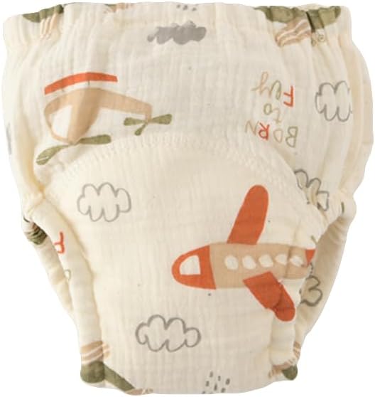 Baby Training Underpants,Soft Cotton Absorbent Potty Training Underwear For Baby Boys And Girls 6 Pack
