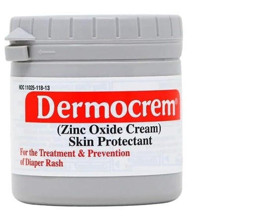 DERMOSOOTHE BABY CREM 4.4 Oz. (125 G) ‐ Diaper Rash Cream for Baby, Soothes, Heals, and Protects, Relief and Treatment of Diaper Rash, Zinc Oxide Cream