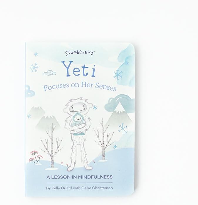 Slumberkins Yeti Snuggler & 2 Board Books Complete Set Bundle | Promotes Mindfulness & Emotional Regulation | Social Emotional Development (Yeti Snuggler Plush + 2 Board Books)