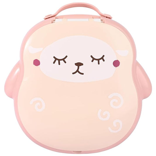 Bebamour Portable Potty Seat for Kids Travel - Foldable Training Toilet Chair for Toddler Girls with Storage Bags for Outdoor and Indoor Easy to Clean (New Pink)