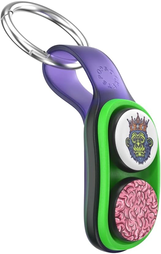 PopSockets PopPuck – Magnetic Fidget Toy for Adults & Kids, Trick Magnet, Sensory Toy for Stress Relief & Focus - GITD Monster Mash