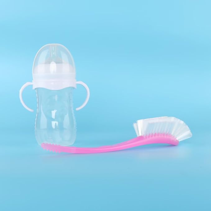 Bottle Brush and Nipple Brush for Avent, BPA Free (Pink)