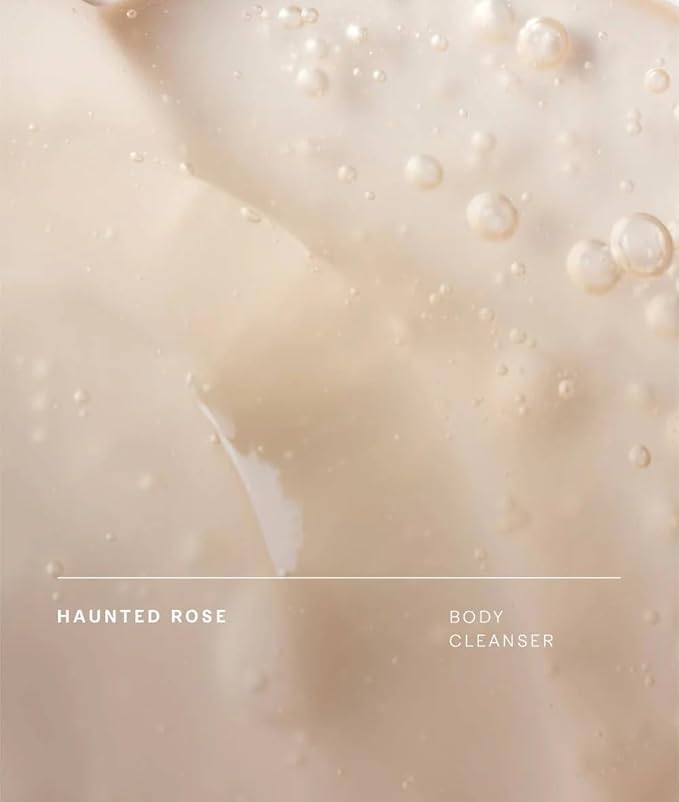 Future Society Haunted Rose Body Wash - Luxury Smoky Floral Scented Body Cleanser with Notes of Black Pepper, Rose, Amber & Sandalwood - Gentle Moisturizing Cleanser - Scented Shower Gel - 8oz