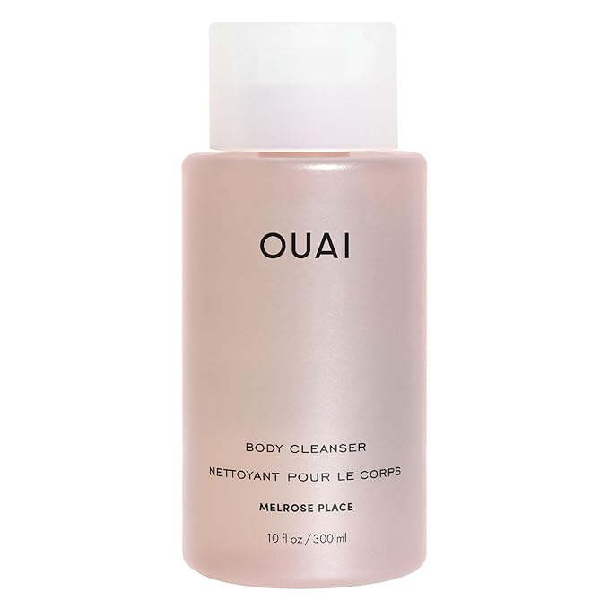 OUAI Body Cleanser, Melrose Place - Foaming Body Wash with Jojoba Oil and Rosehip Oil to Hydrate, Nurture, Balance and Soften Skin - Paraben, Phthalate and Sulfate Free Skin Care Products (10 Fl Oz)