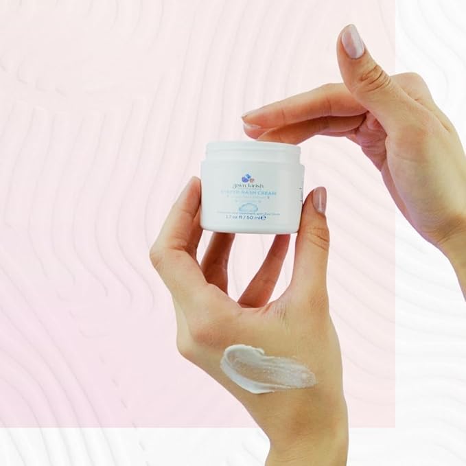 Gew’n Kirish Diaper Rash Cream – Zinc Oxide Barrier with Lavender & Grape Seed Extract | 100% Natural, Hypoallergenic, Vegan & Baby-Safe Formula, 1.7 oz (50ml)