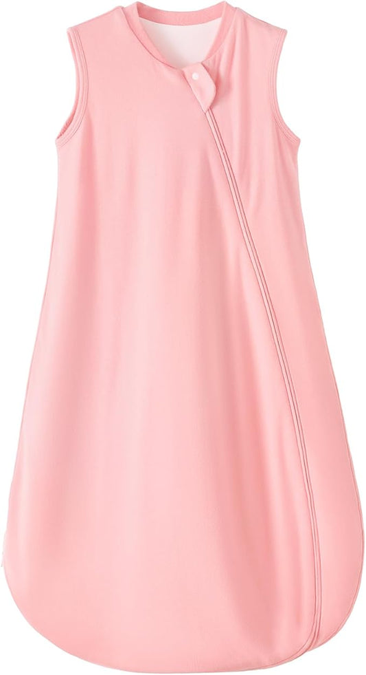 1.0 Tog 2.5 Tog Baby Sleep Sack, 100% Cotton Baby Sleeping Bag 3-24M, 2-Way Zipper Baby Wearable Blanket