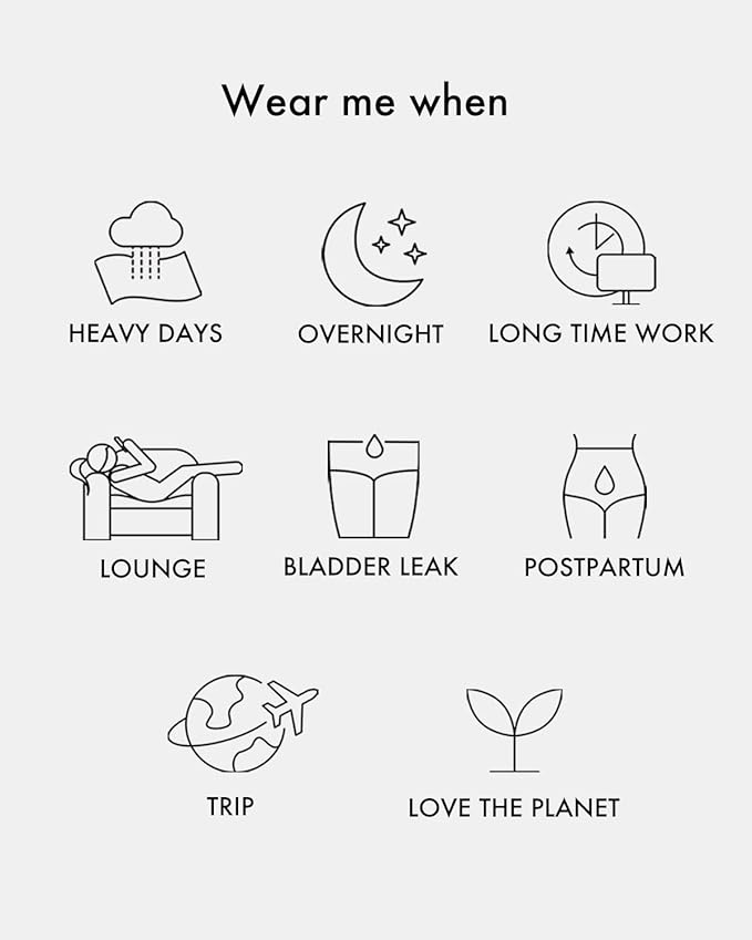 Leakproof 2.0 Seamless Boyshort Period Underwear for Women Holds 12 Tampons|Overnight Period Shorts Heavy Flow|Postpartum|Bladder Leak(2XL/3XL)