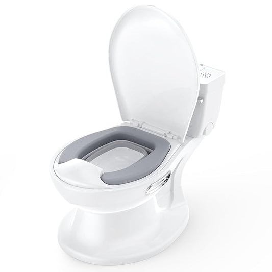 Potty Training Toilets for Baby, Potty Training Soft Seat, Potty Training Toilet with Life-Like Flush and Sound