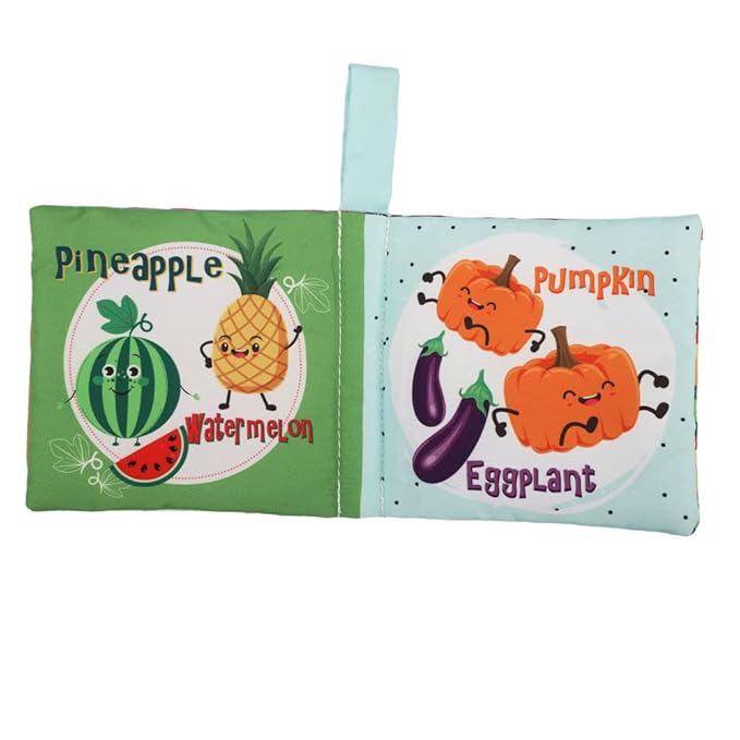 Baby Books Toys Gifts, Touch and Feel Cloth Crinkle Books for Babies,Infant Toddler Baby 0-3-6-12-18 Months, Early Learning Toys 6 to 12 Months 1-2 Years Old, Easter Shower Gift for Boys Girls,6 PCS