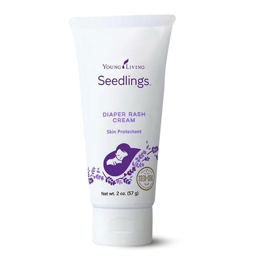 Young Living Seedlings Diaper Rash Cream, 2 oz | Baby Skin Essentials | Ideal for Sensitive Skin | Gentle, Mild Formula | Vegetarian-Friendly | Kids Care Product
