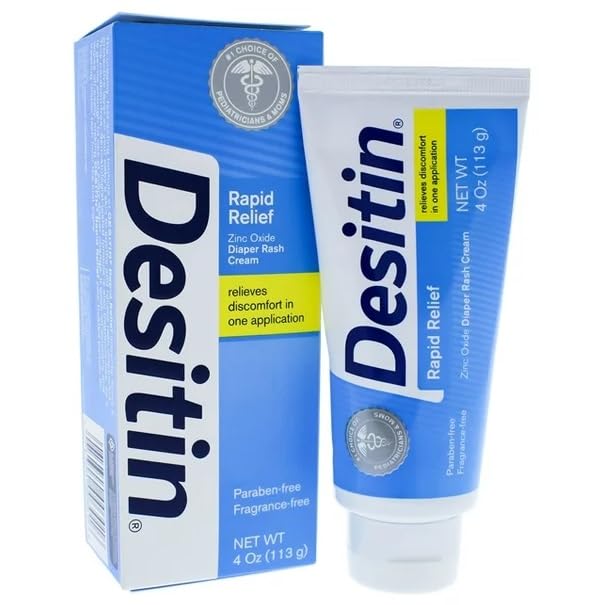 Desitin Daily Defense Diaper Rash Cream with Zinc Oxide 4 oz and 2 oz Bundle Pack