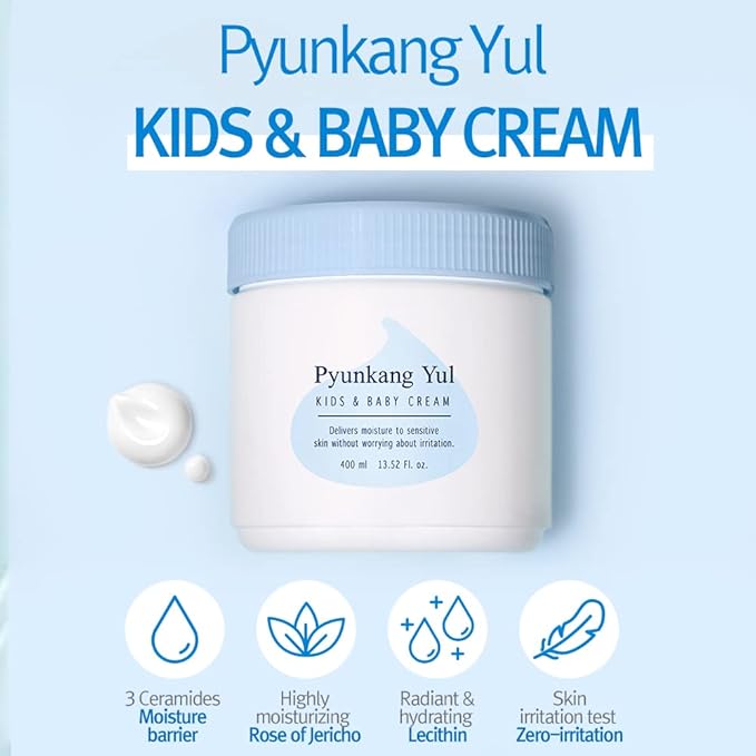 Pyunkang Yul PKY Kids & Baby Cream 400 milliliters (13.52 fluid ounces) / Moisturizer without worrying about irritation