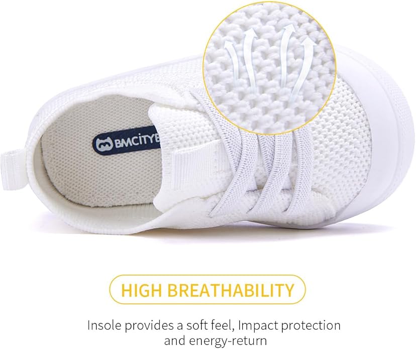 BMCiTYBM Baby Shoes Boy Girl Infant Sneakers Non-Slip First Walkers 6 9 12 18 24 Months