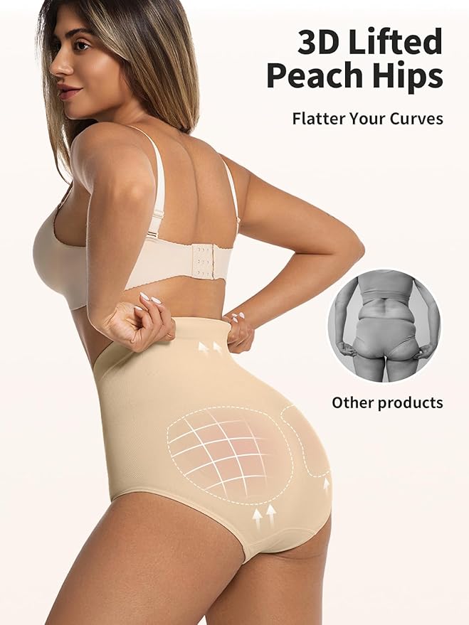 Incontinence Underwear for Women, Comfort Control Shapewear for Women, Postpartum Leakproof High Waisted Washable