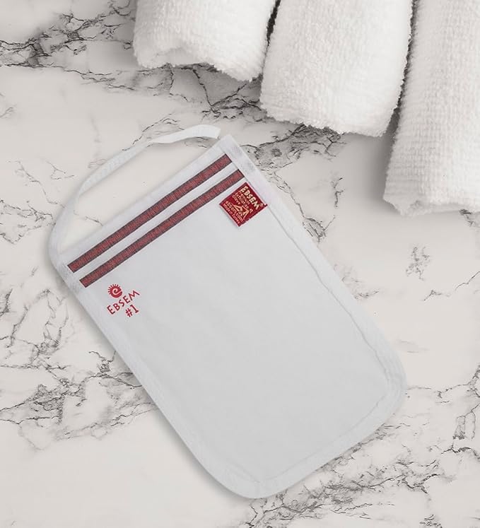 Turkish Bath Hamam Hammam Spa Exfoliator Peeling Glove Kese Mitt Exfoliating Gloves for face, body, arms, legs,feet (Grade 1 for Face (Finest Texture))