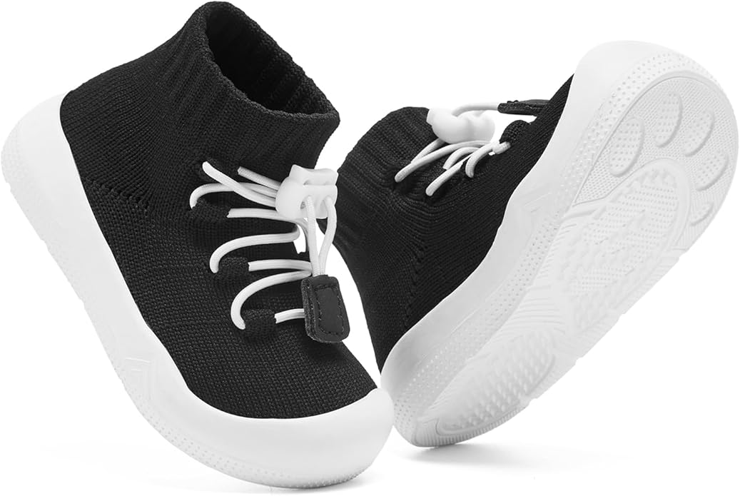 Engtoy Baby Shoes & Socks - Non-Slip Breathable Slippers with Soft Rubber Sole - Baby Boys & Girls Slip On Sneakers