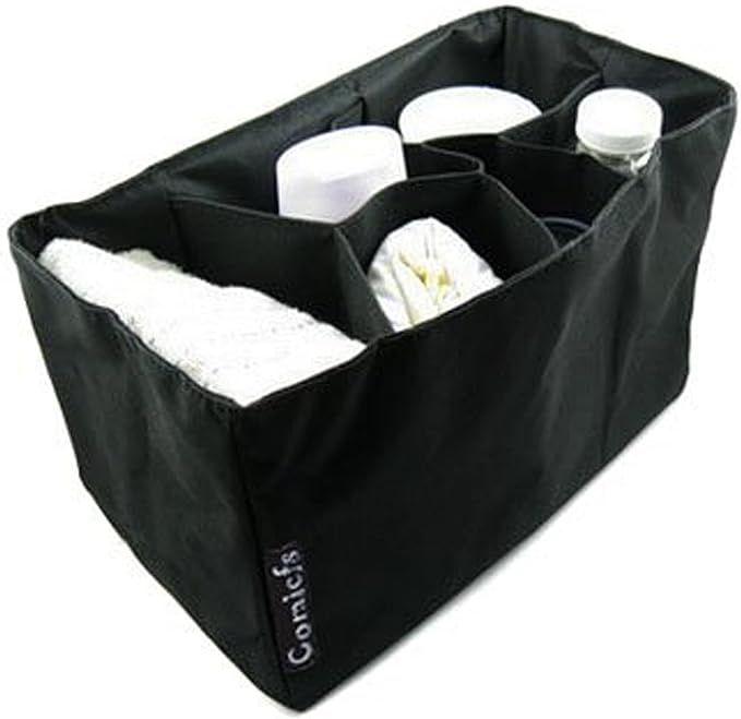 Comicfs Baby Diaper Bag Insert Organizer (Dimensions: 12 X 6.4 X 8 Inch, Black)