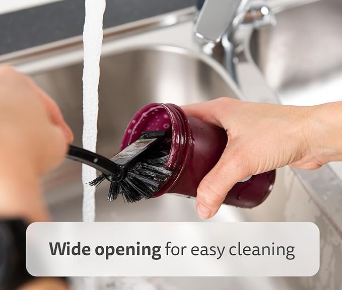 Herobility Double Anti-Colic Baby Bottles – 12 fl oz/340ml – 3-Pack – Purple