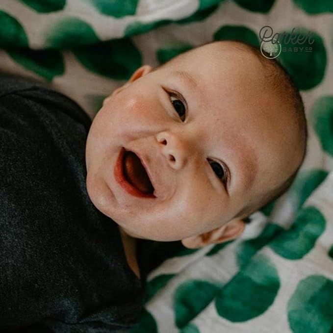 Parker Baby Swaddle Blankets - 3 Pack of 100% Cotton Muslin Swaddle Blankets for Boys - Timber Set