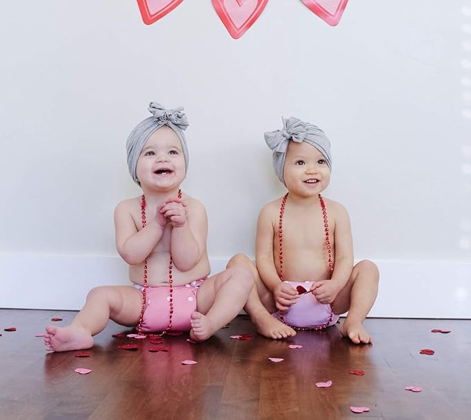 ALVABABY Baby Cloth Diapers 6 Pack with 12 Inserts Adjustable Washable and Reusable Pocket Diapers for Baby Girls 6BM88