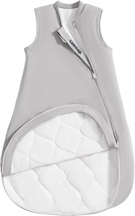 1.0 Tog 2.5 Tog Baby Sleep Sack, 100% Cotton Baby Sleeping Bag 3-24M, 2-Way Zipper Baby Wearable Blanket