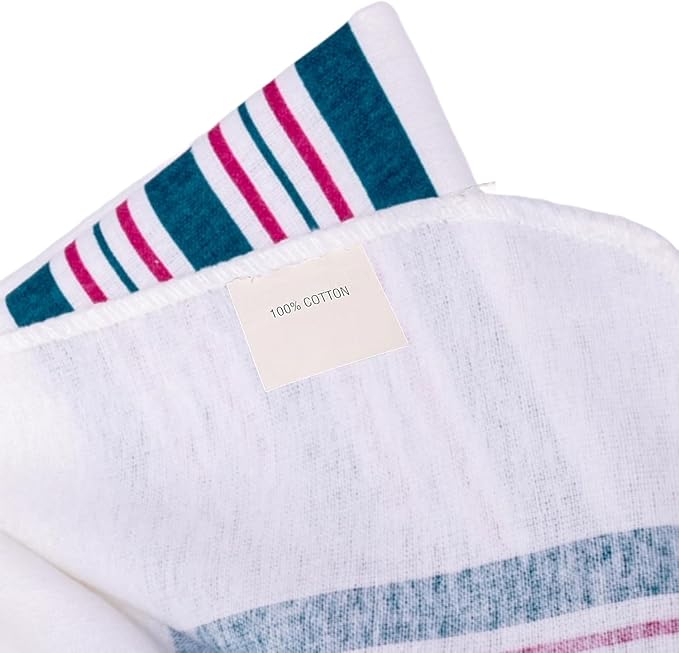 Vakly Hospital Baby Receiving Blankets [Pack of 12] 100% Cotton Flannel, 30''x40'' Cozy Unisex Swaddle for Newborn Babies for Girl or Boy