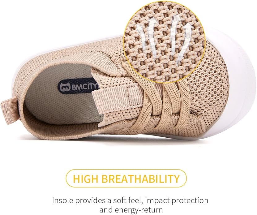 BMCiTYBM Baby Shoes Boy Girl Infant Sneakers Non-Slip First Walkers 6 9 12 18 24 Months