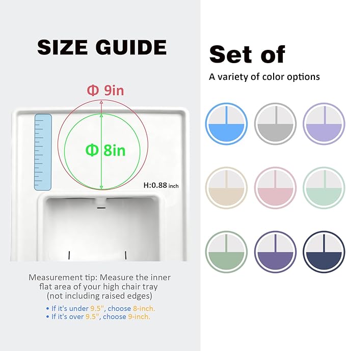 Stainless Steel Suction Plates for Toddlers, 9" Divided Kids Baby Plates with Removable Silicone Suction, Non Toxic Non Slip Portion Control Snack Dishes 3 Packs, Blue Gray Beige