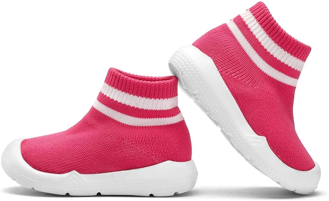 Engtoy Baby Shoes & Socks - Non-Slip Breathable Slippers with Soft Rubber Sole - Baby Boys & Girls Slip On Sneakers