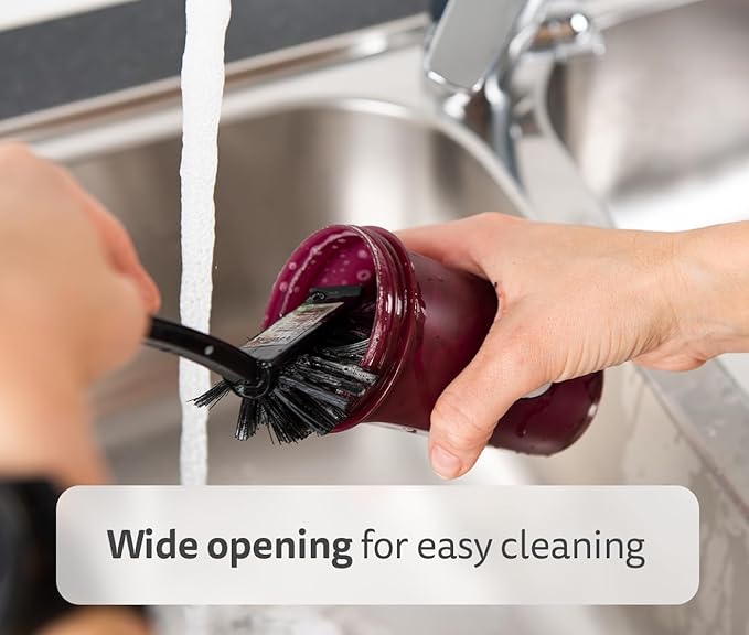 Herobility Double Anti-Colic Baby Bottles – 12 fl oz/340ml – 4-Pack – Multicolor – Denim, Black, Dusky Green, Gray